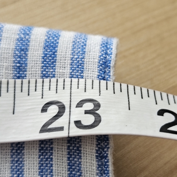 RAILS Womens Top XS Shirt Button-Up CHARLI YELLOW ROSES Blue Stripe Linen Blend - Picture 10 of 12